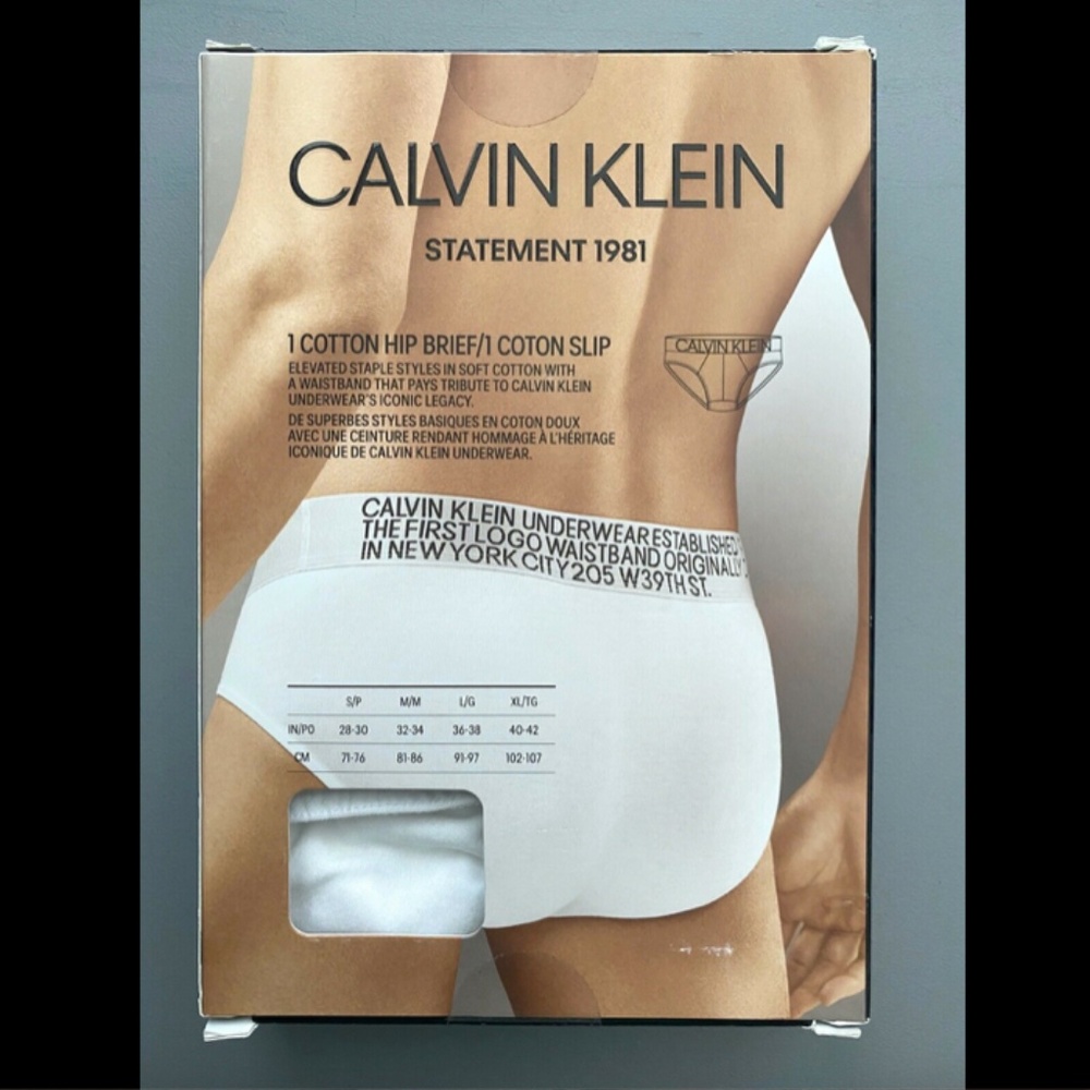 Calvin Klein New Nip Statement 1981 Cotton Hip Br… - image 4
